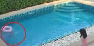 DEVOJČICA GLEDALA SESTRU (2) KAKO SE DAVI U BAZENU: Usledio je DRAMATIČAN PRIZOR kada je OTAC ULETEO u VODU (VIDEO)