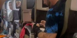 ZASTRAŠUJUĆE SCENE IZ AVIONA, TURBULENCIJA NAPRAVILA HAOS: Beba izletela iz naručja roditelja, putnici vrište!