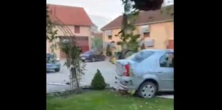 POJAVIO SE STRAVIČAN SNIMAK IZ OKOLINE POŽAREVCA: Pomahnitali vozač uleteo u dvorište i UNIŠTAVAO automobile! (VIDEO)