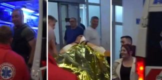 KAMERA SVE SNIMILA: ALBANCI LIKUJU DOK PREVOZE RANJENOG SRBINA Poznato stanje upucanog muškarca u Banjskoj (VIDEO)